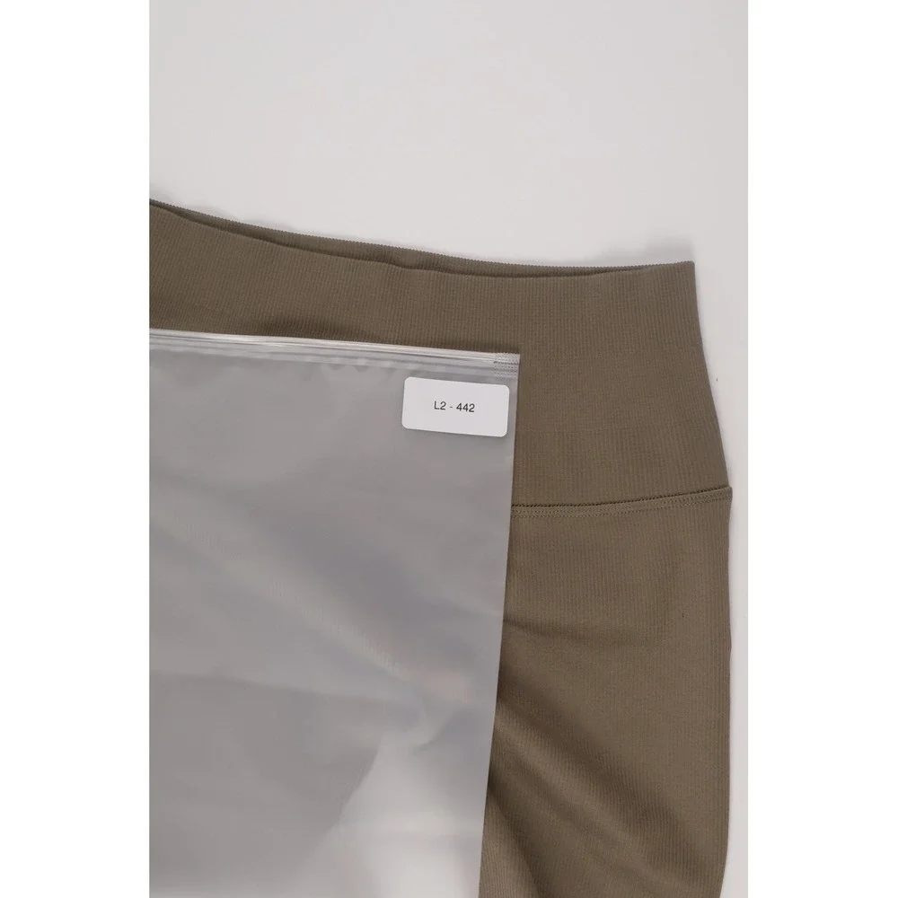 ALO Yoga High-Waist Bike Shorts in Olive